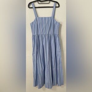 a new day Light Blue & White Striped Sundress for Women